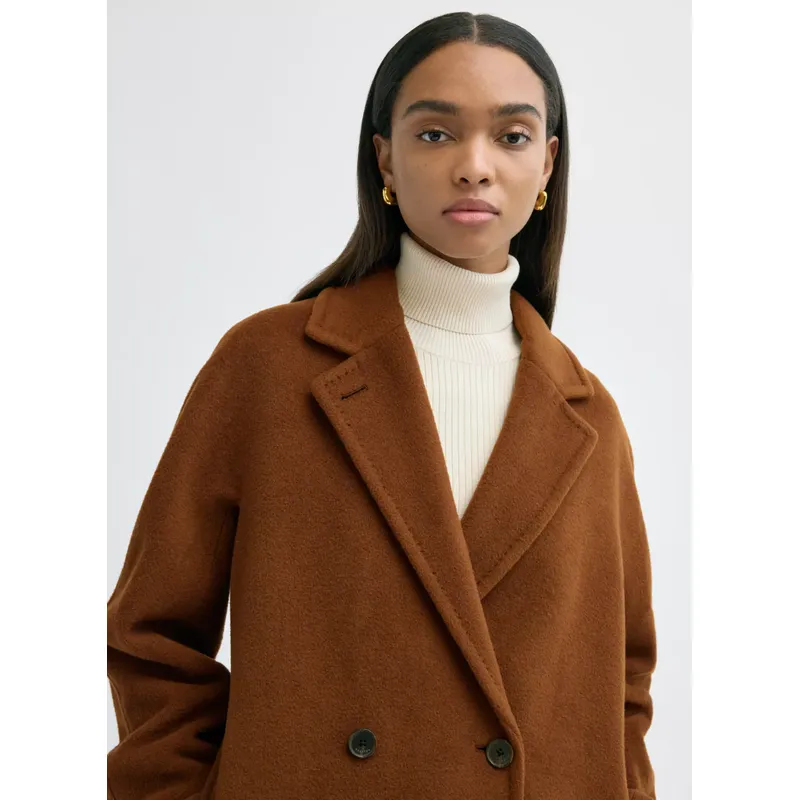 Alpaca Wool Classic Temperament Coat | Warm and Slimming | Shop Now