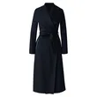 Black Belted Virgin Wool Coat | Classic and Versatile | Shop Now