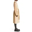 Beige Vegan Leather Trench Coat | Cruelty-Free Chic | Shop Now