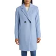 Blue Wool and Silk Coat | Elegant and Luxurious | Shop Now