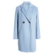 Blue Wool and Silk Coat | Elegant and Luxurious | Shop Now
