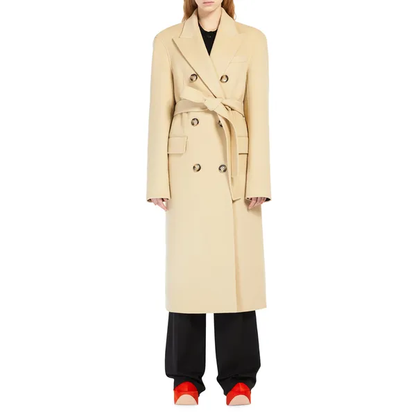 Beige Wool Coat | Classic and Versatile | Shop Now