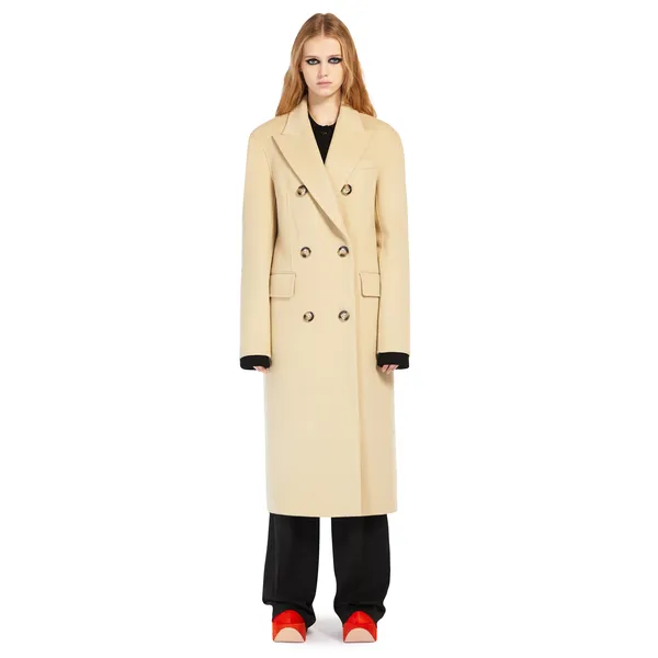 Beige Wool Coat | Classic and Versatile | Shop Now