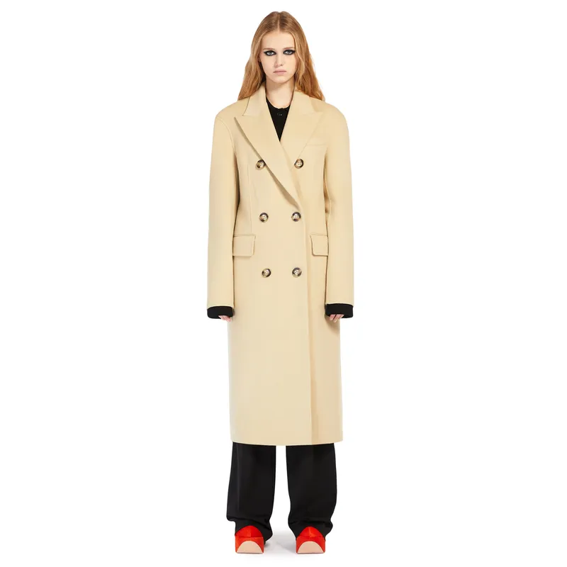 Beige Wool Coat | Classic and Versatile | Shop Now