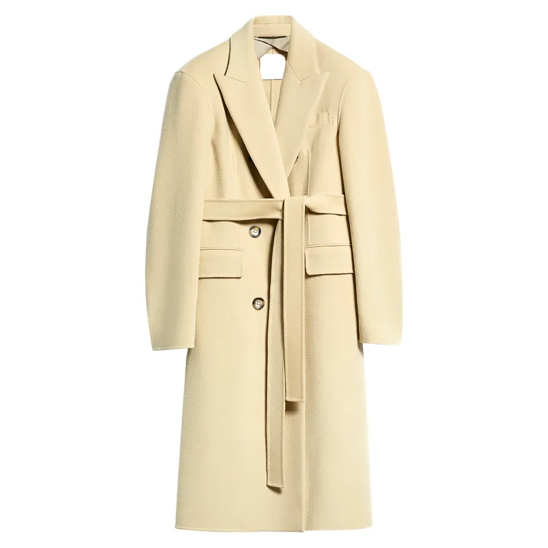Beige Wool Coat | Classic and Versatile | Shop Now