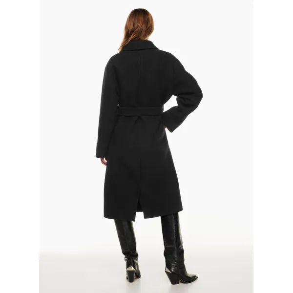 Black Women’s Tunic Coat | Chic and Versatile Outerwear | Shop Now