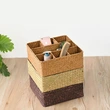 Handmade Seagrass Storage Box Container 7 Cells