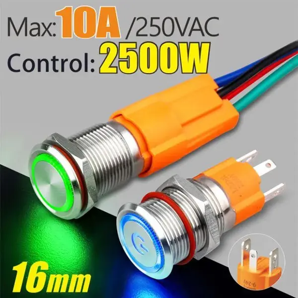 metal push Button Switch 