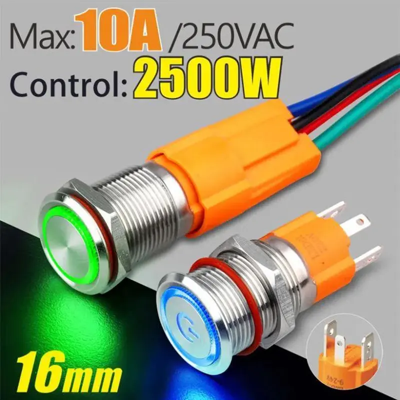 metal push Button Switch 