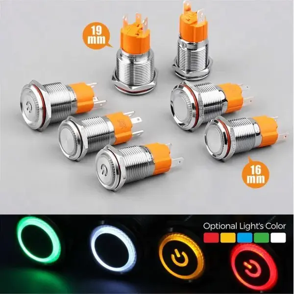 metal push Button Switch 