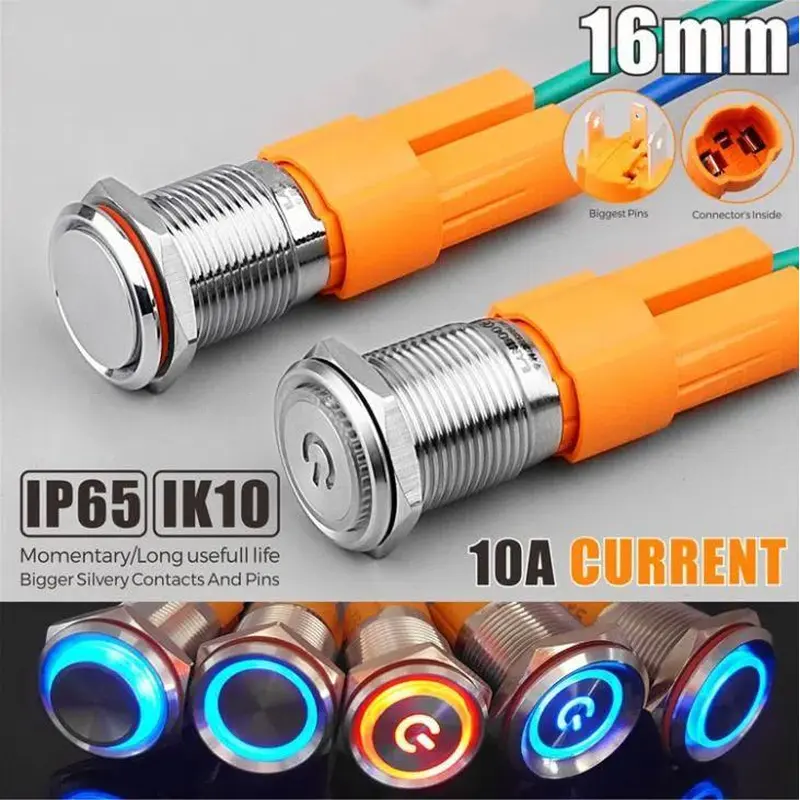 metal push Button Switch 