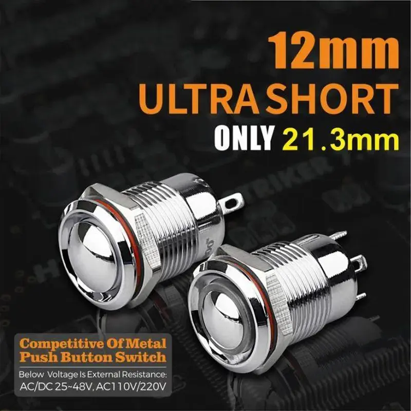 Push Button Switch for small space