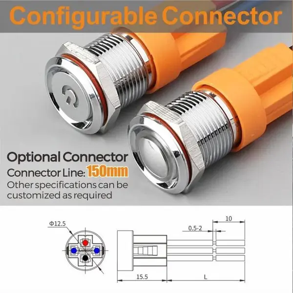 Push Button Switch for small space
