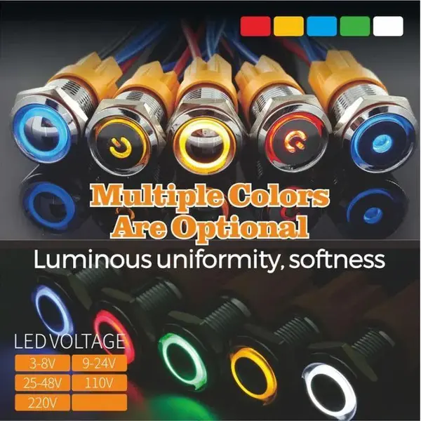 Push Button Switch for small space