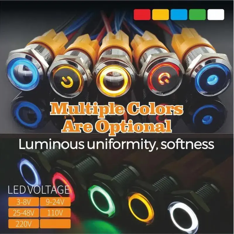 Push Button Switch for small space