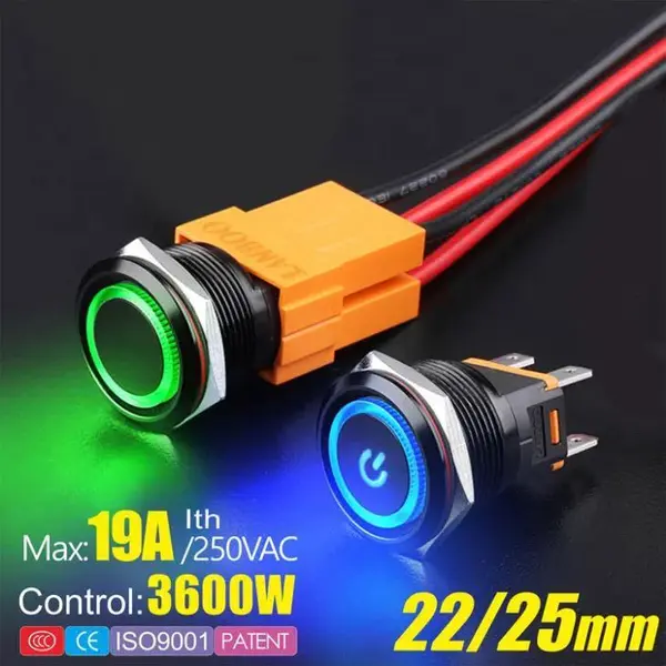 High current momentary Push Button Switch