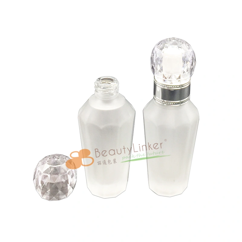 Glass, Cosmetic Container 