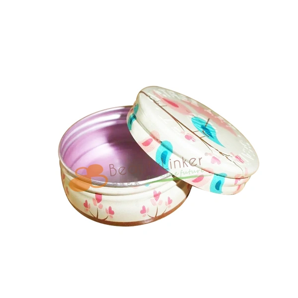 Metal, Cosmetic Container 