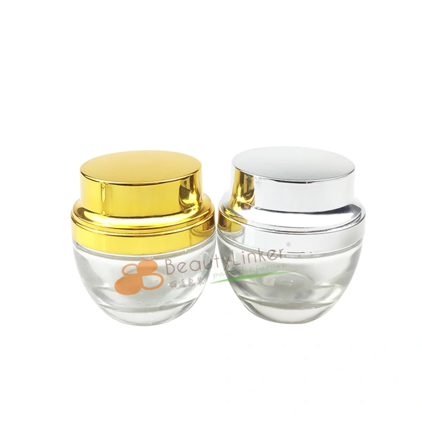 Glass, Cosmetic Container 