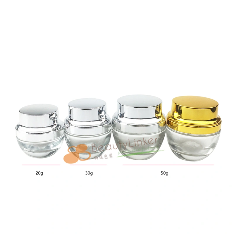 Glass, Cosmetic Container 