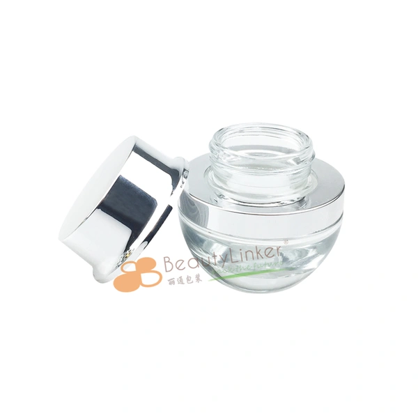 Glass, Cosmetic Container 