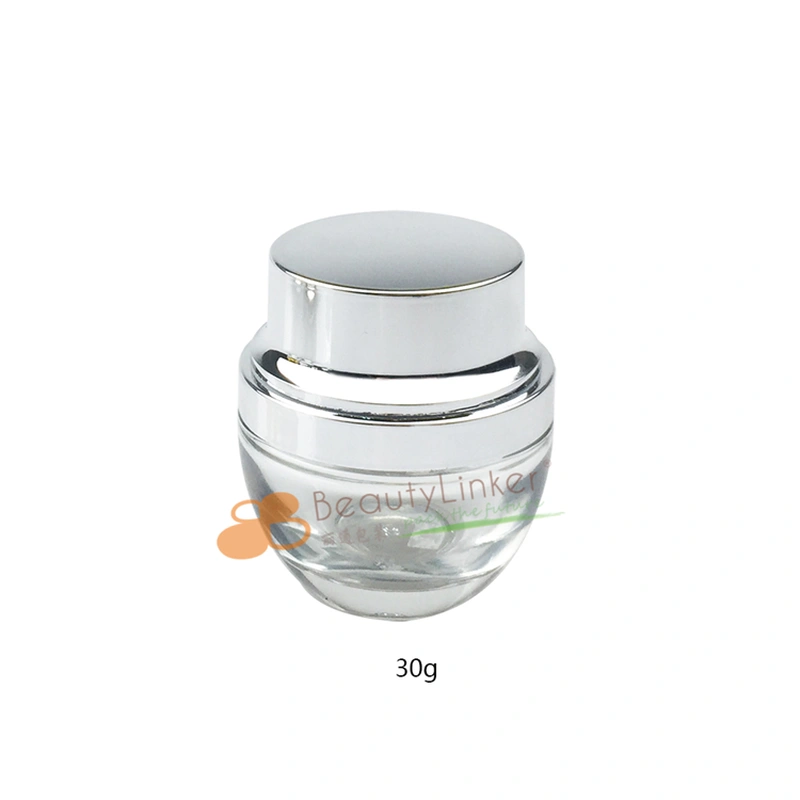 Glass, Cosmetic Container 