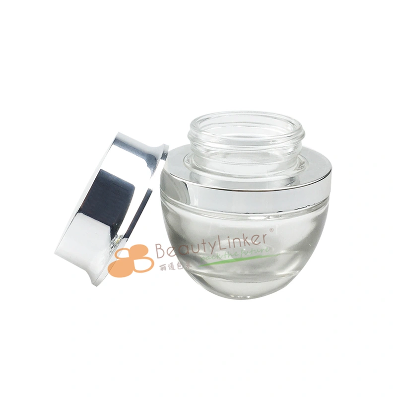 Glass, Cosmetic Container 