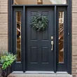 Wood Entrance Doors front doors Modern Design Solid Wood Exterior