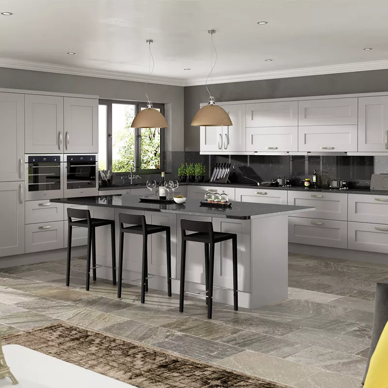 Solid wood Shaker Style Kitchen Cabinets New Design