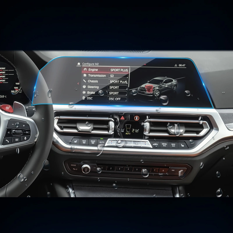 BMW M3 navigation high clear tempered glass screen protector 