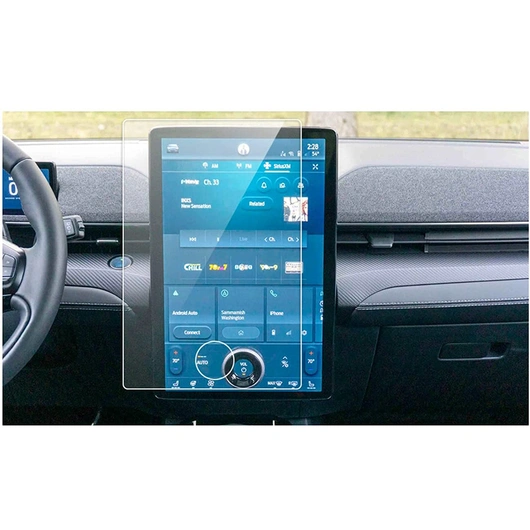 Navigation Screen Protector for Ford Edge 2019 2018 2017 2016 2015,BUENNUS Center Console Tempered Glass Touch Screen Protective Film for 15-19 Ford Edge SE SEL ST Titanium/2019 Ranger XL XLT Lariat