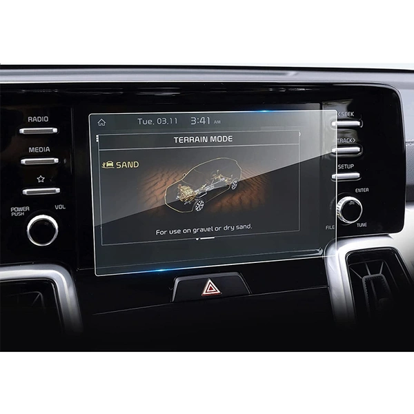  QUNINE KIA Sorento MQ4 2021-2023 Car Navigation GPS LCD Screen  Film Tempered Glass Protective Film Anti Scratch Film : Electronics