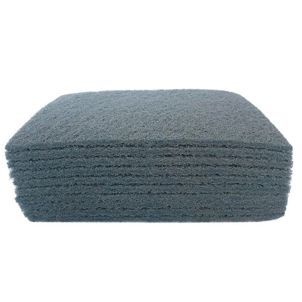 Non woven abrasive hand pad gray color fine grit 800# 1000# super fine