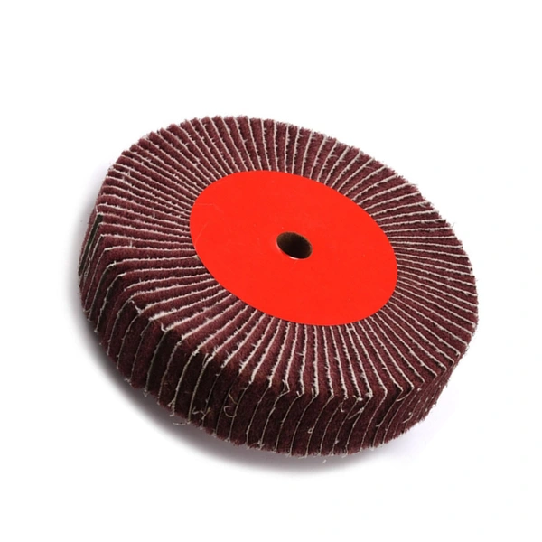 non woven abrasive flap wheels 150 x 25mm x19mm for polishing