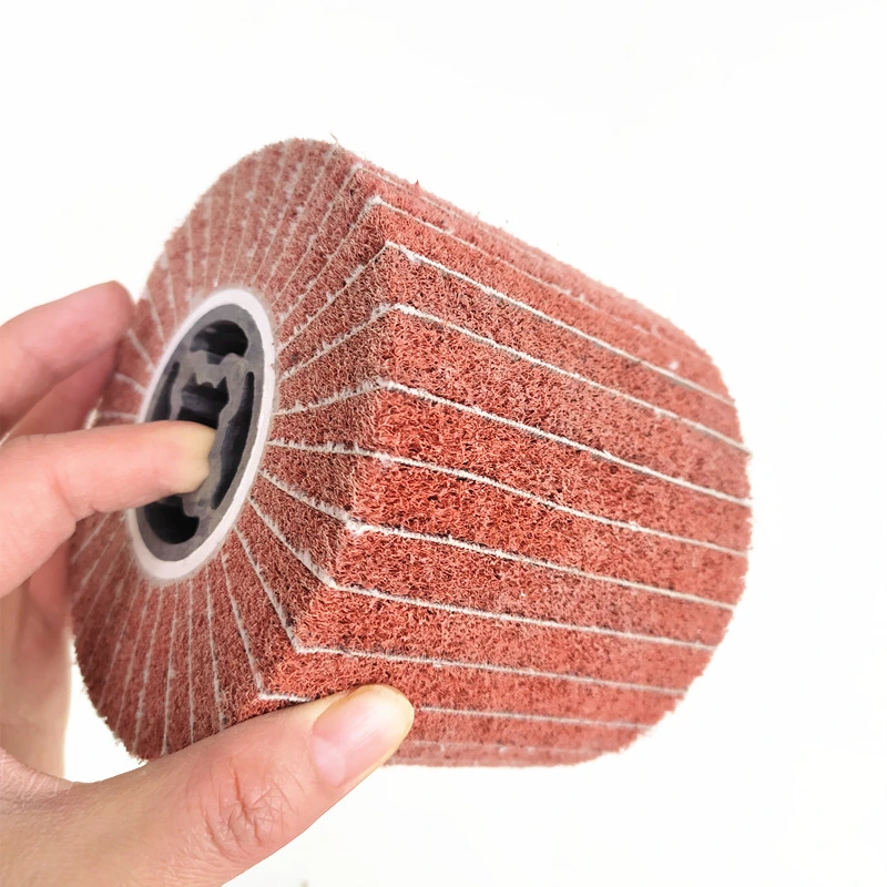 100*120mm nylon brush wheel for polishing cleaning
