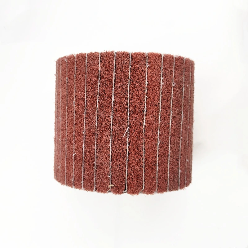 120*100*19 Non-Woven Abrasive Flap Wire Drawing Polishing Burnishing