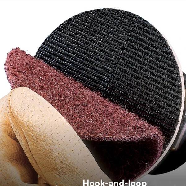 5inch Scotch brite sanding pad blue color hook and loop