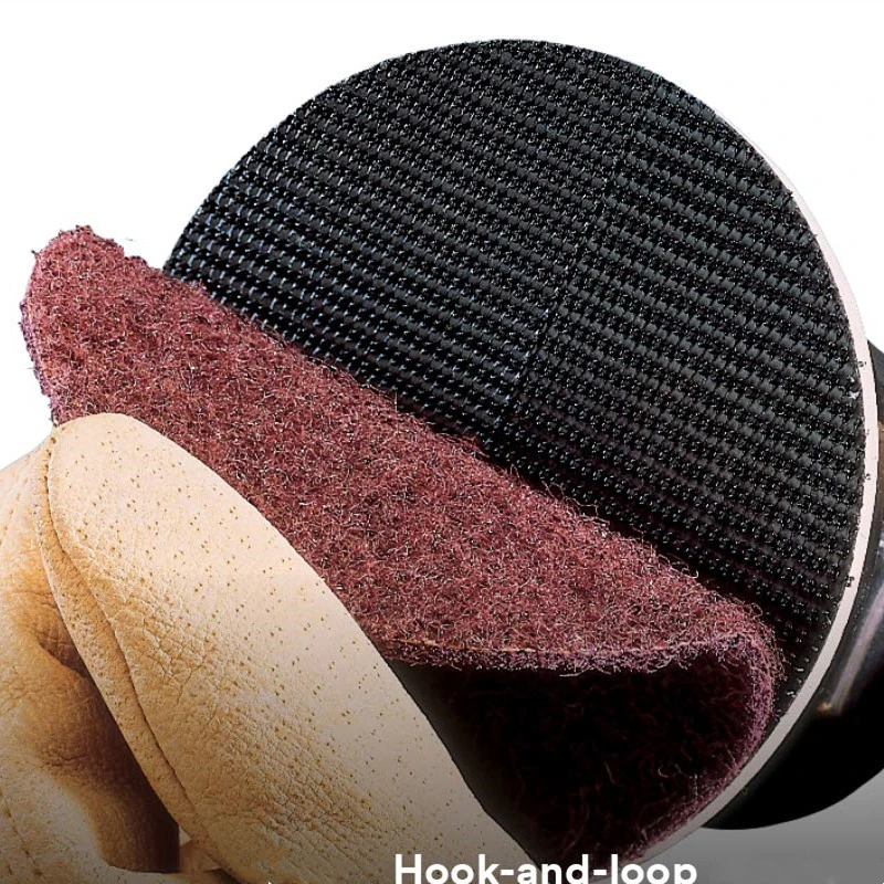 3inch Scotch brite sanding pad blue color hook and loop