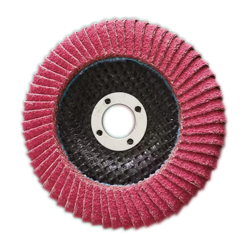 4 1/2 inch Ceramic Curved Flap Disc for corner place grinding 115mm