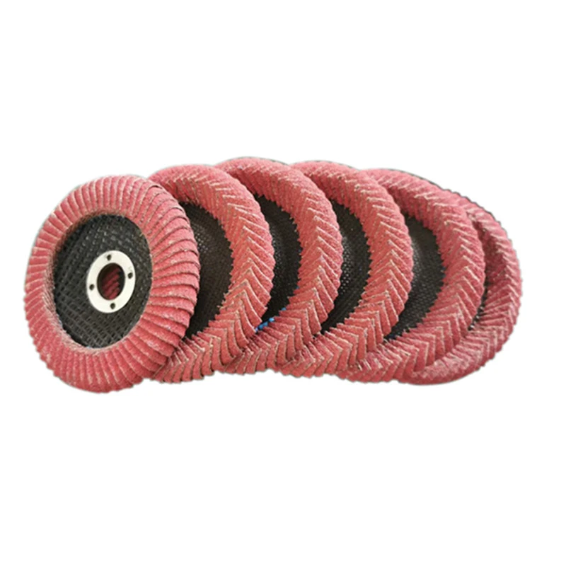 4 1/2 inch Ceramic Curved Flap Disc for corner place grinding 115mm