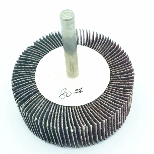 Mounted flap wheels with 1/4 inch shaft A/0 abrasive kingsport LS309