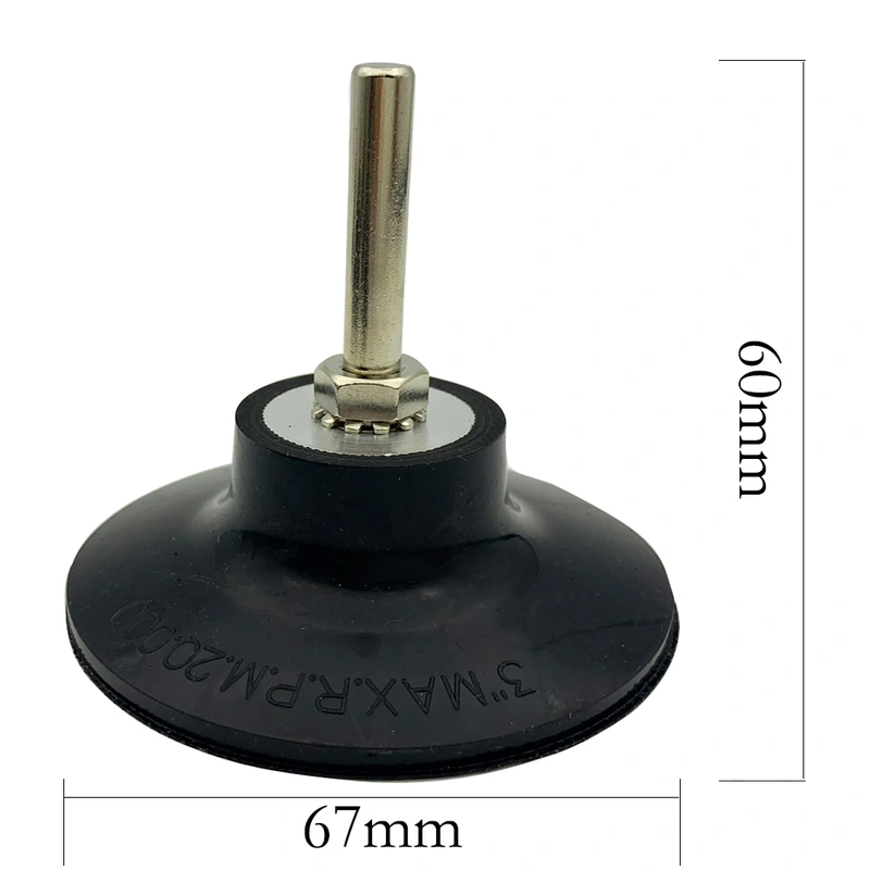 3in Roloc Disc Pad Holder with 1/4 6mm Shank