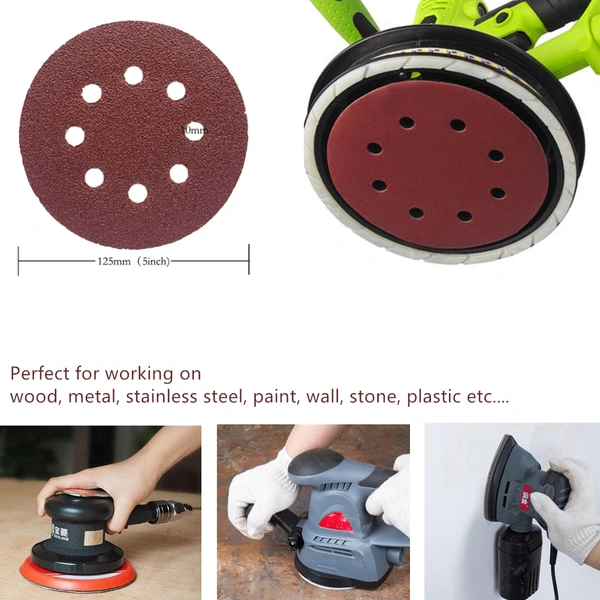 125mm 5inch velcro sanding pads