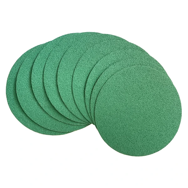5inch PSA Green film abrasive sanding disc without holes