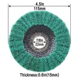 4.5 inch Green Non Woven Flap Disc Scouring Pad 