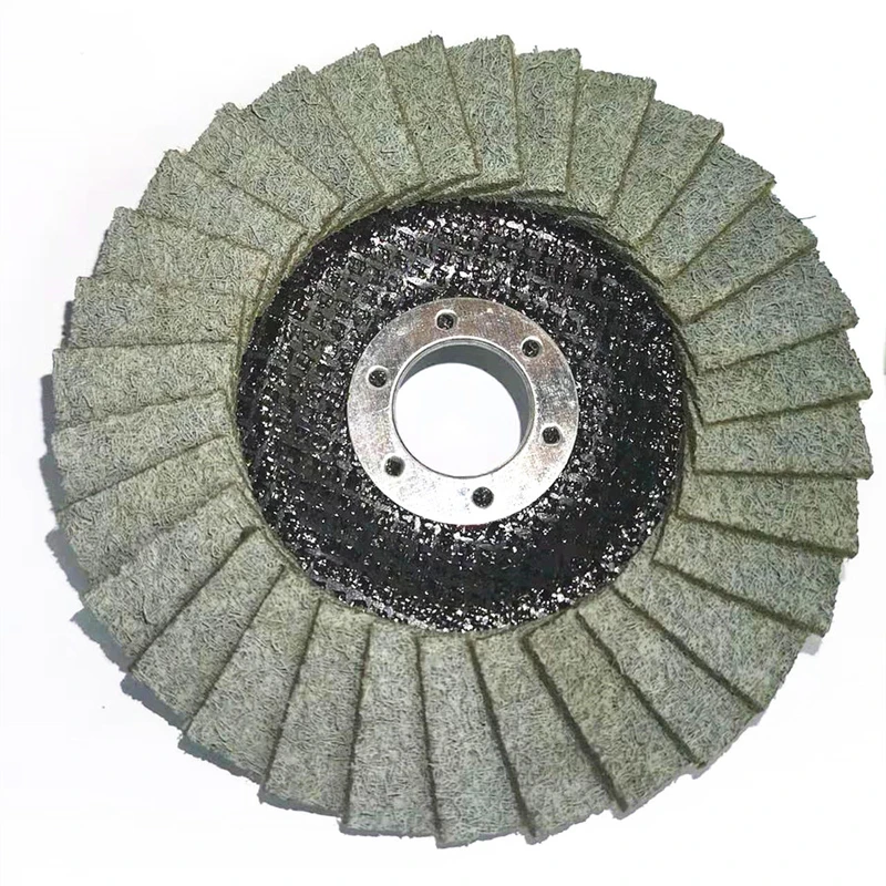 Super fine 4.5 inch 115 mm Nylon Flap Discs 2000# grit Gray Color