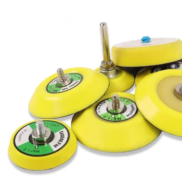 3inch 75mm PU velcro backing pad M6 thread