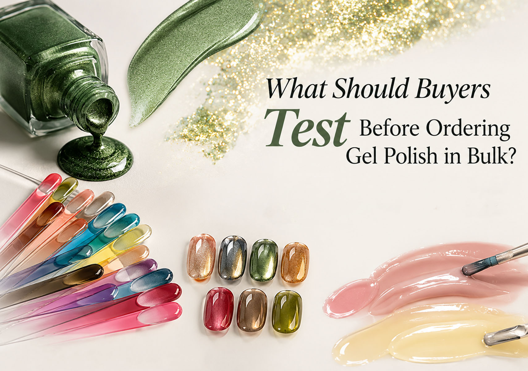 What Should Buyers Test Before Ordering Gel Polish in Bulk?