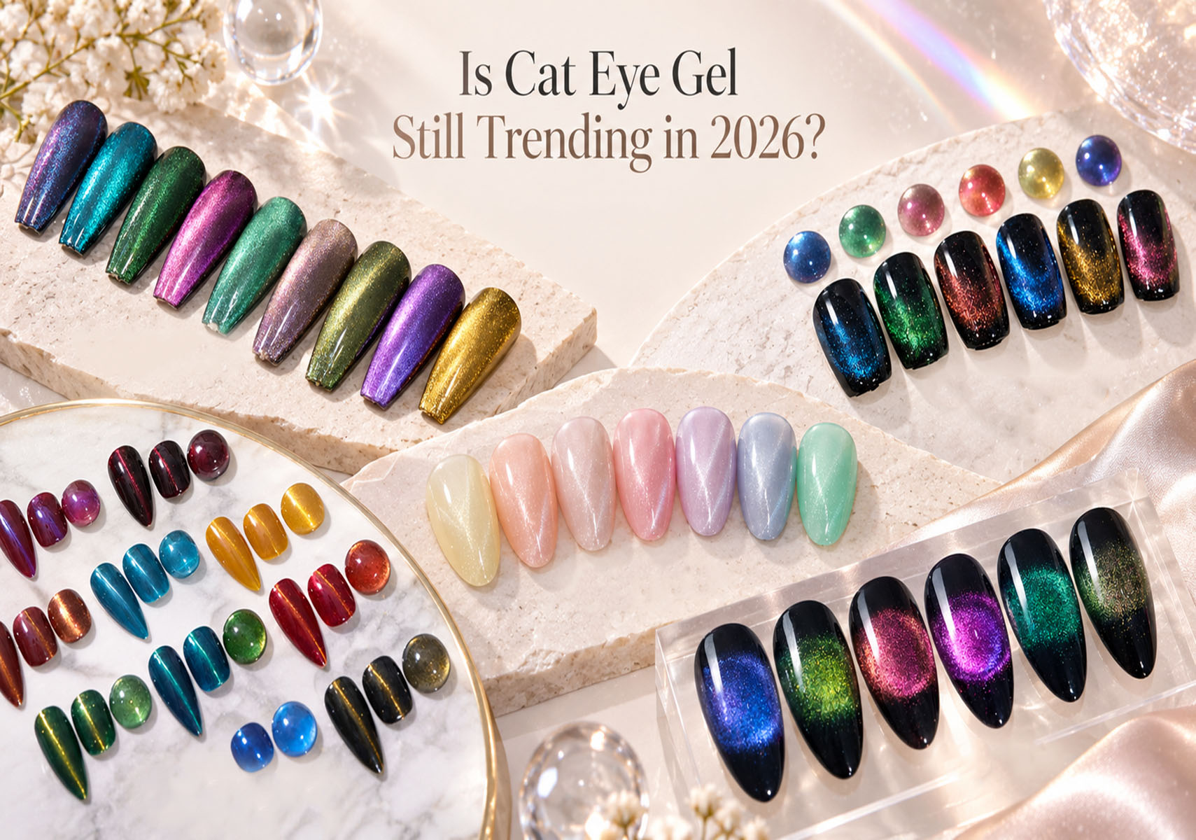 Is Cat Eye Gel Still Trending in 2026? Magnetic Nail Gel Trends & Colors
