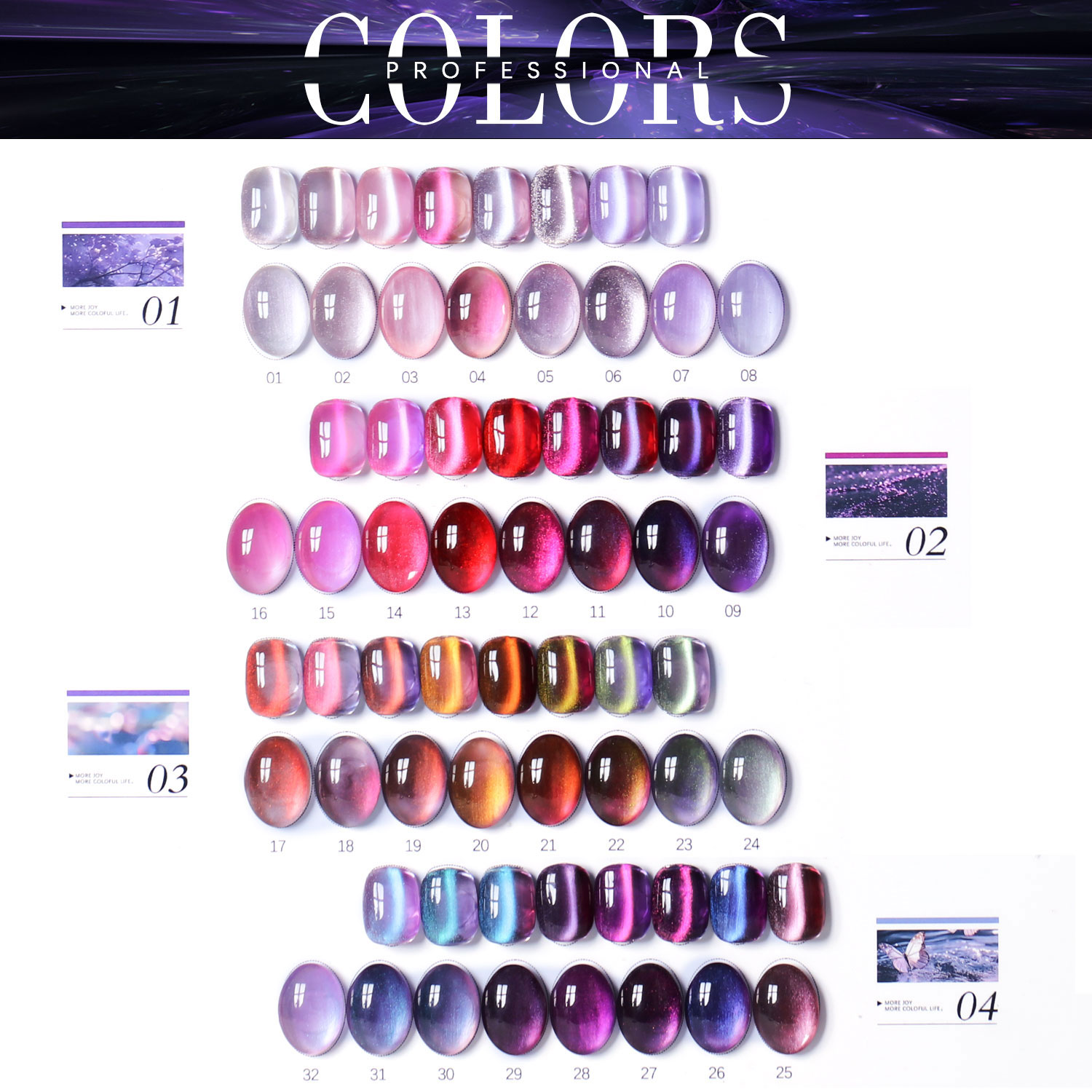 Luxury Fashion Cat Eye Gel Polish Magnetic Mermaid & Velvet Effects Gel 丨Beyond the peak